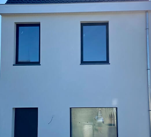 gevelreiniging wit detail na